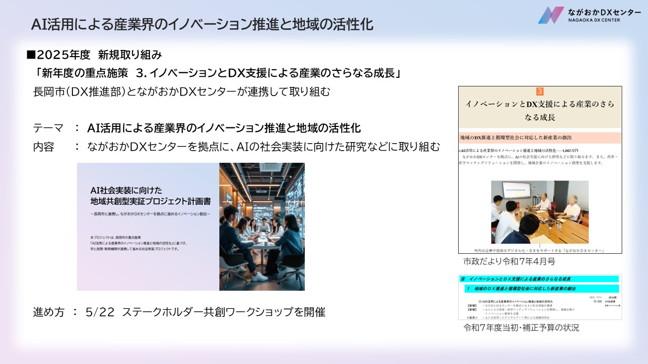 【セミナー開催レポート】「生成AI活用に向けた実証プロジェクト　共創ワークショップ」開催